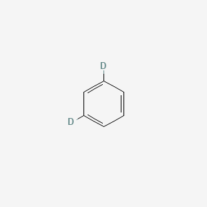 molecular formula C6H6 B577196 Benzene-1,3-D2 CAS No. 14941-51-6