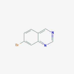 molecular formula C8H5BrN2 B057720 7-溴喹唑啉 CAS No. 89892-22-8