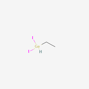 molecular formula C2H6GeI2 B577214 Ethyl(diiodo)germane CAS No. 14275-40-2