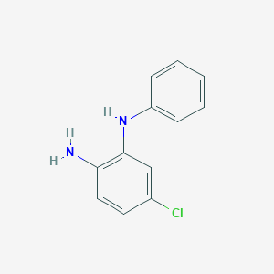molecular formula C12H11ClN2 B057722 5-Chloro-N-phenylbenzene-1,2-diamine CAS No. 68406-47-3
