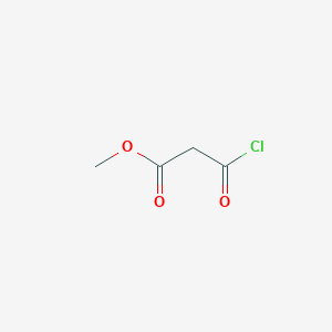 molecular formula C4H5ClO3 B057725 methyl 3-chloro-3-oxopropanoate CAS No. 37517-81-0