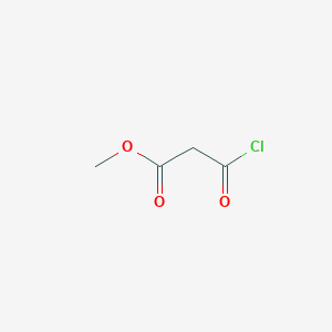 molecular formula C4H5ClO3 B057725 Methyl 3-chloro-3-oxopropionate CAS No. 37517-81-0
