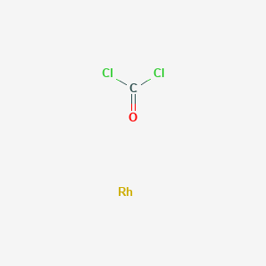 molecular formula C4H2Cl2O4Rh2+ B577262 Rhodium carbonyl chloride CAS No. 14523-22-9