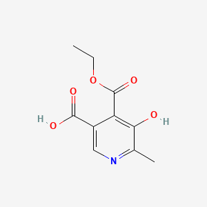 4-Ethoxycarbonyl-5-hydroxy-6-methylpyridine-3-carboxylic acid