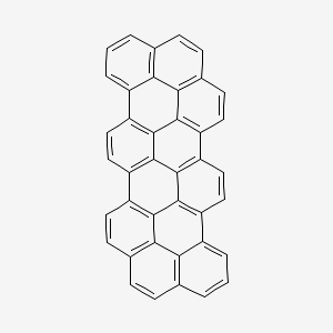 molecular formula C40H18 B577271 Tetrabenzo[def,LM,grs,YZ]pyranthrene CAS No. 190-65-8