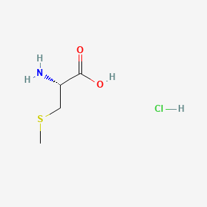 molecular formula C4H10ClNO2S B577275 L-Cysteine, S-methyl-, hydrochloride CAS No. 13331-74-3