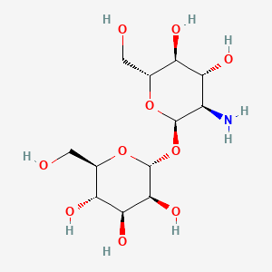 molecular formula C12H23NO10 B577279 GlcN(a1-1a)Man CAS No. 14510-04-4
