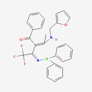 molecular formula C29H24BF3N2O2 B5772829 (E)-2-[(E)-N-diphenylboranyl-C-(trifluoromethyl)carbonimidoyl]-3-(furan-2-ylmethylamino)-1-phenylbut-2-en-1-one 