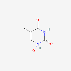 molecular formula C5H6N2O3 B577291 Thymine,1-oxide(7ci,8ci) CAS No. 10501-88-9