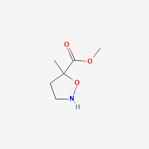 Methyl 5-methylisoxazolidine-5-carboxylate