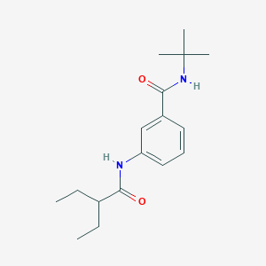 molecular formula C17H26N2O2 B5773136 N-TERT-BUTYL-3-(2-ETHYLBUTANAMIDO)BENZAMIDE 