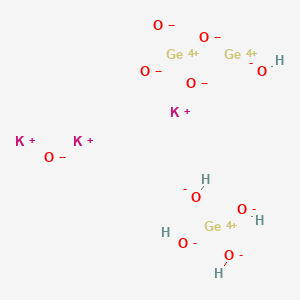Germanium potassium hydroxide oxide (Ge7K3(OH)O15)