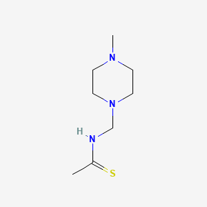 N-[(4-methylpiperazin-1-yl)methyl]ethanethioamide