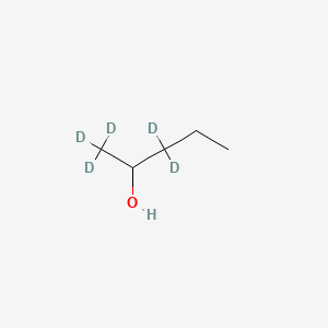 molecular formula C5H12O B577329 2-Pentyl-1,1,1,3,3-D5 alcohol CAS No. 14629-70-0