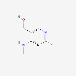 molecular formula C7H11N3O B577336 (2-Methyl-4-(methylamino)pyrimidin-5-yl)methanol CAS No. 135-94-4