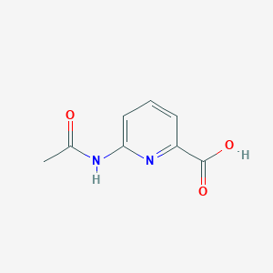 molecular formula C8H8N2O3 B057734 6-乙酰氨基吡啶-2-甲酸 CAS No. 26893-72-1