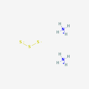 molecular formula H8N2S3 B577345 Ammonium polysulfide CAS No. 12259-92-6