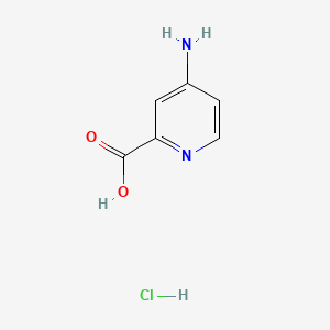 molecular formula C6H7ClN2O2 B577357 4-Aminopicolinic acid hydrochloride CAS No. 1291487-29-0