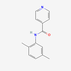 molecular formula C14H14N2O B5773570 N-(2,5-dimethylphenyl)pyridine-4-carboxamide 