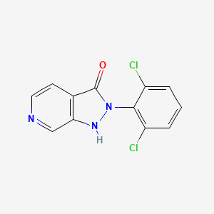 2-(2,6-Dichlorophenyl)-1H-pyrazolo[3,4-c]pyridin-3(2H)-one