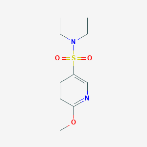molecular formula C10H16N2O3S B5773696 N,N-diethyl-6-methoxy-3-pyridinesulfonamide 