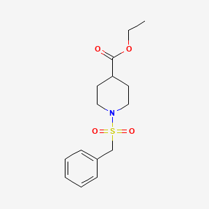 molecular formula C15H21NO4S B5773707 ETHYL 1-PHENYLMETHANESULFONYLPIPERIDINE-4-CARBOXYLATE 