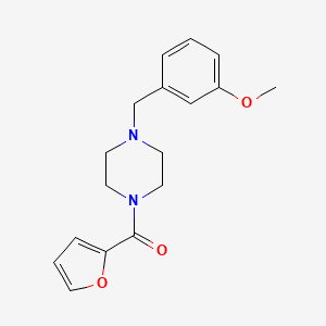 molecular formula C17H20N2O3 B5773732 Furan-2-yl[4-(3-methoxybenzyl)piperazin-1-yl]methanone CAS No. 355814-57-2