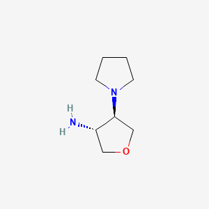 trans-4-(1-Pyrrolidinyl)tetrahydro-3-furanamine