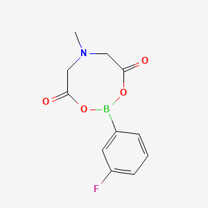 2-(3-Fluorophenyl)-6-methyl-1,3,6,2-dioxazaborocane-4,8-dione