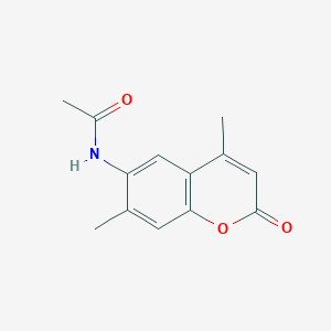 molecular formula C13H13NO3 B5773816 N-(4,7-dimethyl-2-oxo-2H-chromen-6-yl)acetamide 