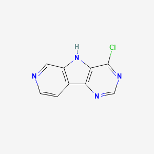 6-Chloro-3,5,8,11-tetraazatricyclo[7.4.0.02,]trideca-1(9),2(7),3,5,10,12-hexaene