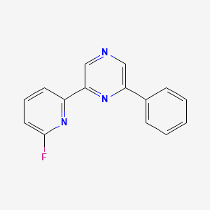 2-(6-Fluoropyridin-2-yl)-6-phenylpyrazine