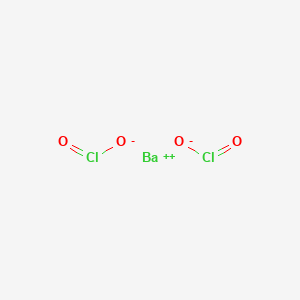 molecular formula Ba(ClO2)2 B577412 Barium chlorite CAS No. 14674-74-9