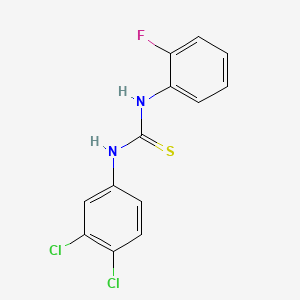 molecular formula C13H9Cl2FN2S B5774260 1-(3,4-Dichlorophenyl)-3-(2-fluorophenyl)thiourea 