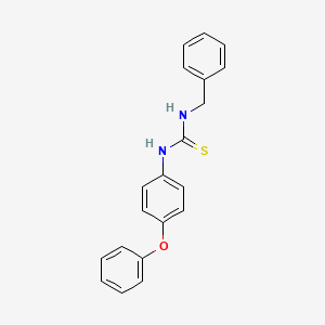 molecular formula C20H18N2OS B5774264 1-Benzyl-3-(4-phenoxyphenyl)thiourea 