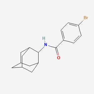 molecular formula C17H20BrNO B5774398 N-(2-adamantyl)-4-bromobenzamide 