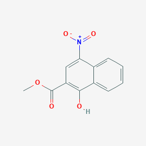 molecular formula C12H9NO5 B5774419 Methyl 1-hydroxy-4-nitronaphthalene-2-carboxylate 