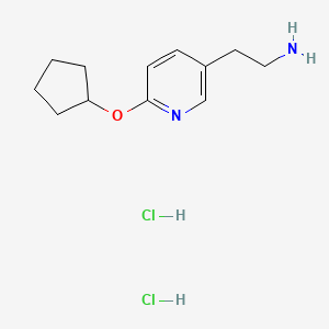 2-(6-(Cyclopentyloxy)pyridin-3-yl)ethanamine dihydrochloride