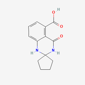 4'-Oxo-3',4'-dihydro-1'H-spiro[cyclopentane-1,2'-quinazoline]-5'-carboxylic acid