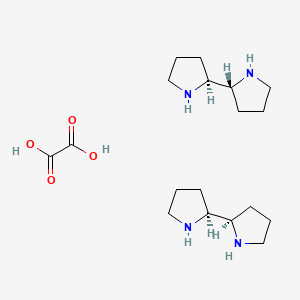 oxalic acid;(2S)-2-[(2R)-pyrrolidin-2-yl]pyrrolidine