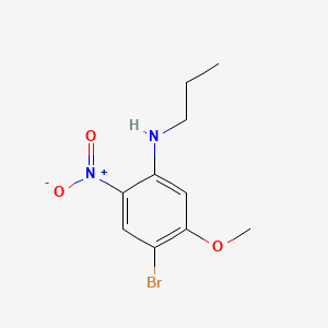 4-Bromo-5-methoxy-2-nitro-N-propylaniline
