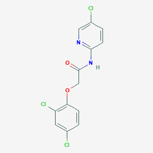 molecular formula C13H9Cl3N2O2 B5774959 N-(5-chloropyridin-2-yl)-2-(2,4-dichlorophenoxy)acetamide CAS No. 67836-19-5