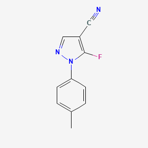 5-Fluoro-1-(p-tolyl)-1H-pyrazole-4-carbonitrile