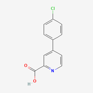 molecular formula C12H8ClNO2 B577525 4-(4-Chlorophenyl)picolinic acid CAS No. 1258612-04-2