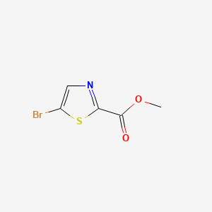 molecular formula C5H4BrNO2S B577546 Methyl 5-bromothiazole-2-carboxylate CAS No. 1209458-91-2