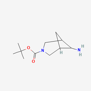 Tert-butyl 6-amino-3-azabicyclo[3.1.1]heptane-3-carboxylate
