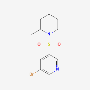3-Bromo-5-(2-methylpiperidin-1-ylsulfonyl)pyridine