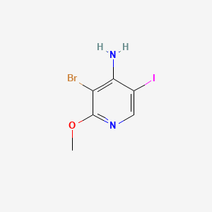 3-Bromo-5-iodo-2-methoxypyridin-4-amine