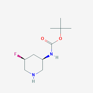 tert-butyl N-[(3R,5S)-5-fluoropiperidin-3-yl]carbamate