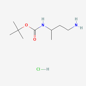 tert-Butyl (4-aminobutan-2-yl)carbamate hydrochloride